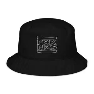 FCK NZS Outline Organic Bucket Hat