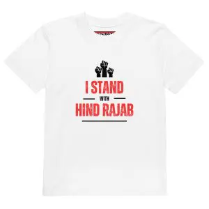 I Stand with Hind Rajab Organic Cotton Kids T-shirt