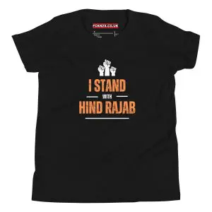 I Stand with Hind Rajab Kids T-Shirt