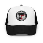 Love Music Hate Fascism Foam Trucker Hat