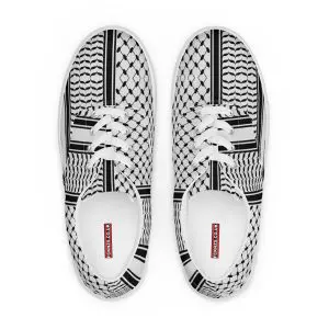 Kufiya (Keffiyeh) Lace-up Canvas Shoes