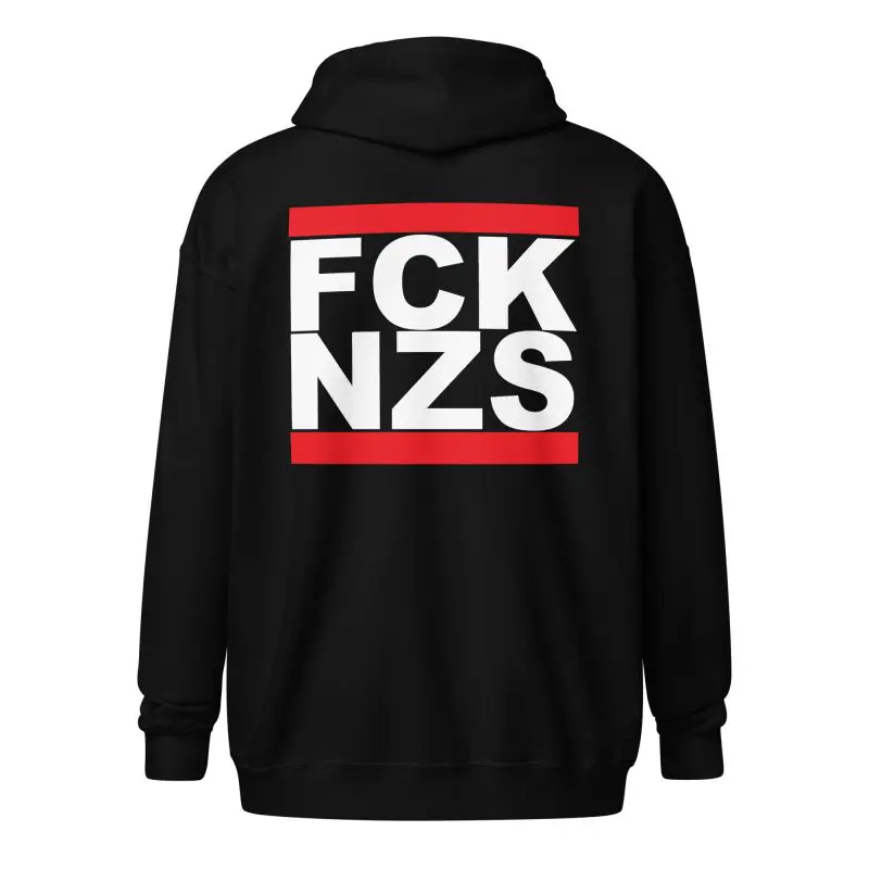 FCK NZS Antifa Unisex Heavy Blend Zip Hoodie