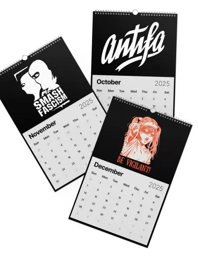 Antifa Wall Calendar 2025