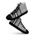 Kufiya (Keffiyeh) Women’s High Top Canvas Shoes