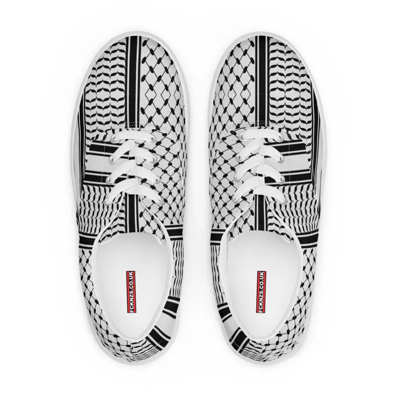 Kufiya (Keffiyeh) Lace-up Canvas Shoes