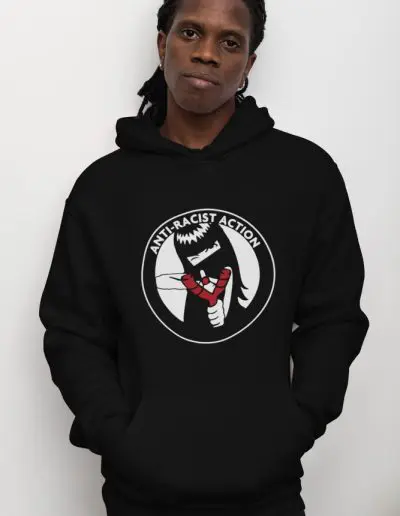 Anti-Racist Action Unisex Organic Hoodie