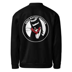 Anti-Racist Action Unisex Bomber Jacket