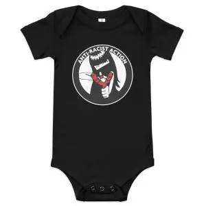 Anti-Racist Action Baby One Piece