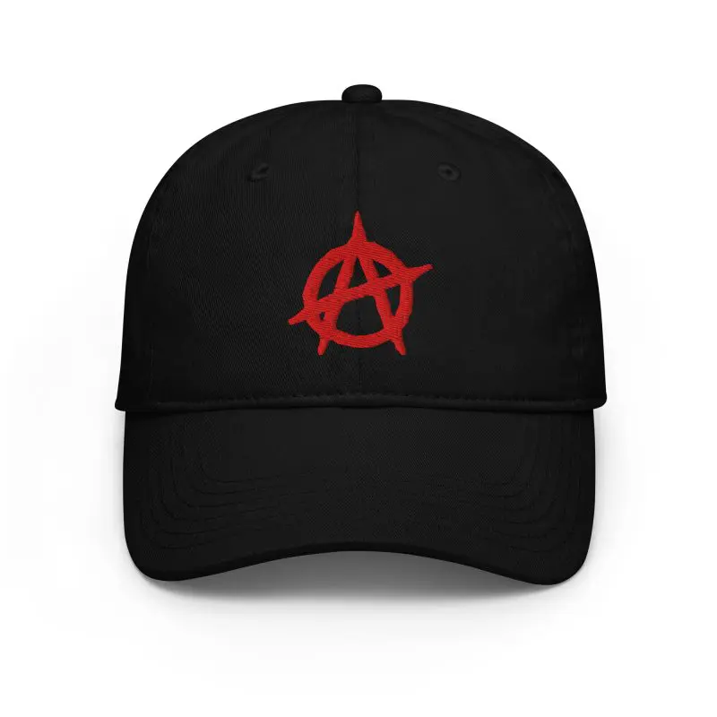 Anarchy Red Anarchist Symbol Champion Dad Hat