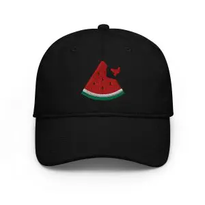 Free Palestine Watermelon Champion Dad Hat