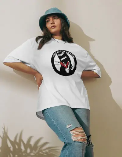 Anti-Racist Action Oversized T-shirt