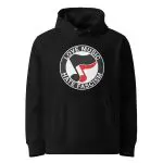 Love Music Hate Fascism Unisex Organic Hoodie