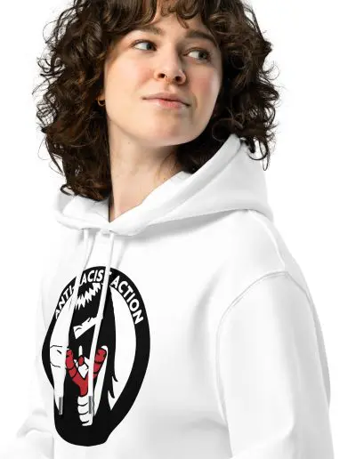 Anti-Racist Action Unisex Organic Hoodie