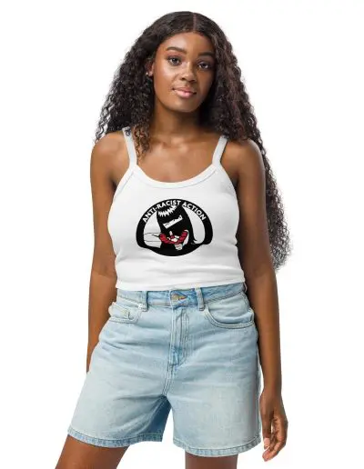 Anti-Racist Action Women’s Micro-rib Tank Top (Vest)