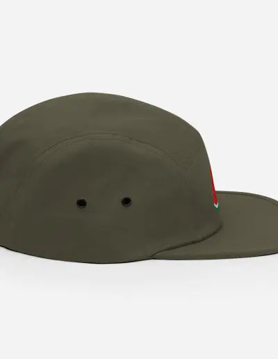 Free Palestine Watermelon Skate Camper 5 Panel Cap