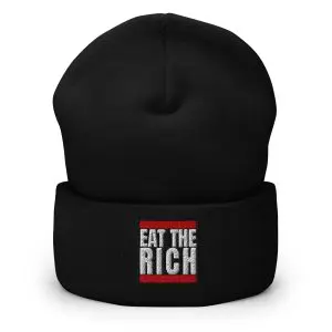 Eat the Rich Cuffed Beanie