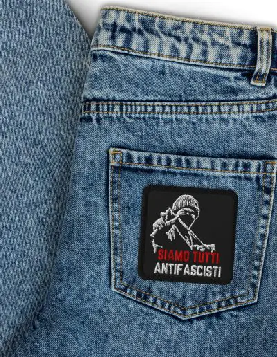 Siamo Tutti Antifascisti Embroidered Patch