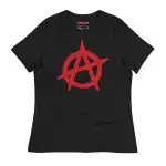 Anarchy Red Women's Relaxed T-Shirt