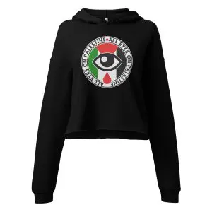 All Eyes on Palestine Crop Hoodie