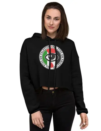 All Eyes on Palestine Crop Hoodie