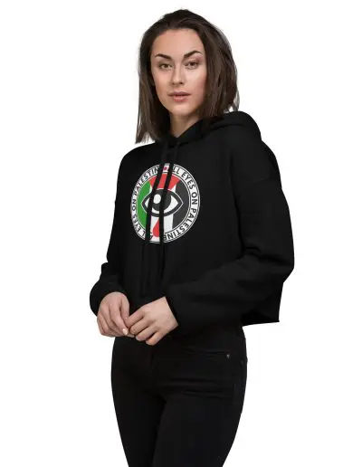 All Eyes on Palestine Crop Hoodie