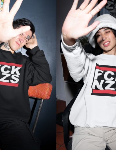 FCK NZS Fuck Nazis Unisex Sweatshirt