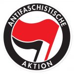 Antifa Antifaschistische Aktion Flag Bubble-free Stickers