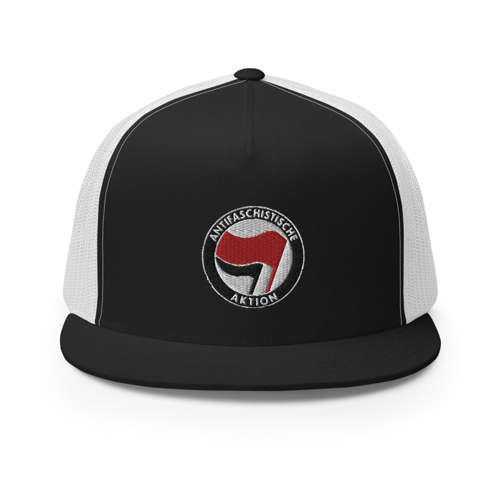 Antifaschistische Aktion Cap Snapback Trucker Antifa Punk Antifascist FCK NZS