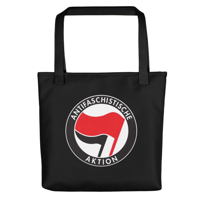 Antifa Antifaschistische Aktion Flag Tote bag