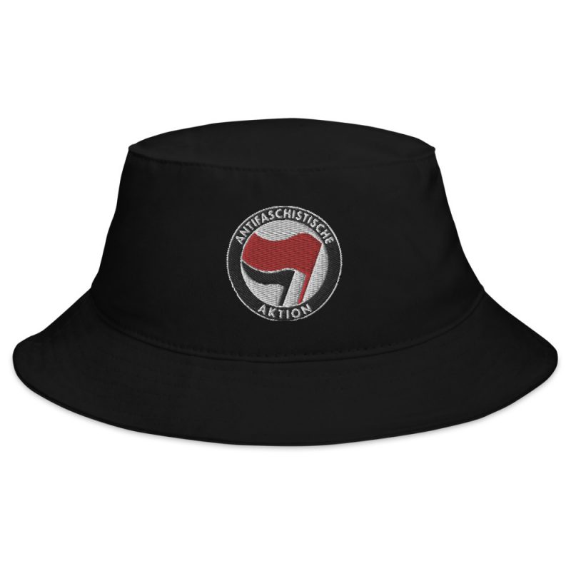 Antifa Antifaschistische Aktion Flag Bucket Hat