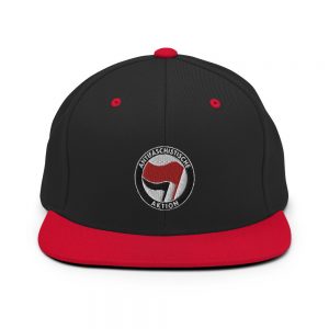 ntifa Antifaschistische Aktion Flag Snapback Hat