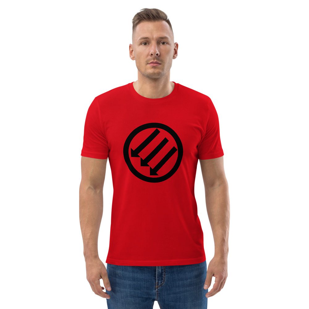 Antifa Iron Front 3 Arrows Unisex Organic Cotton T-shirt