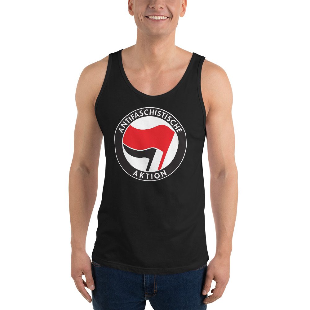Antifa Antifaschistische Aktion Flag Unisex Tank Top Vest