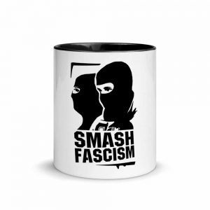 Smash Fascism Mug with Color Inside