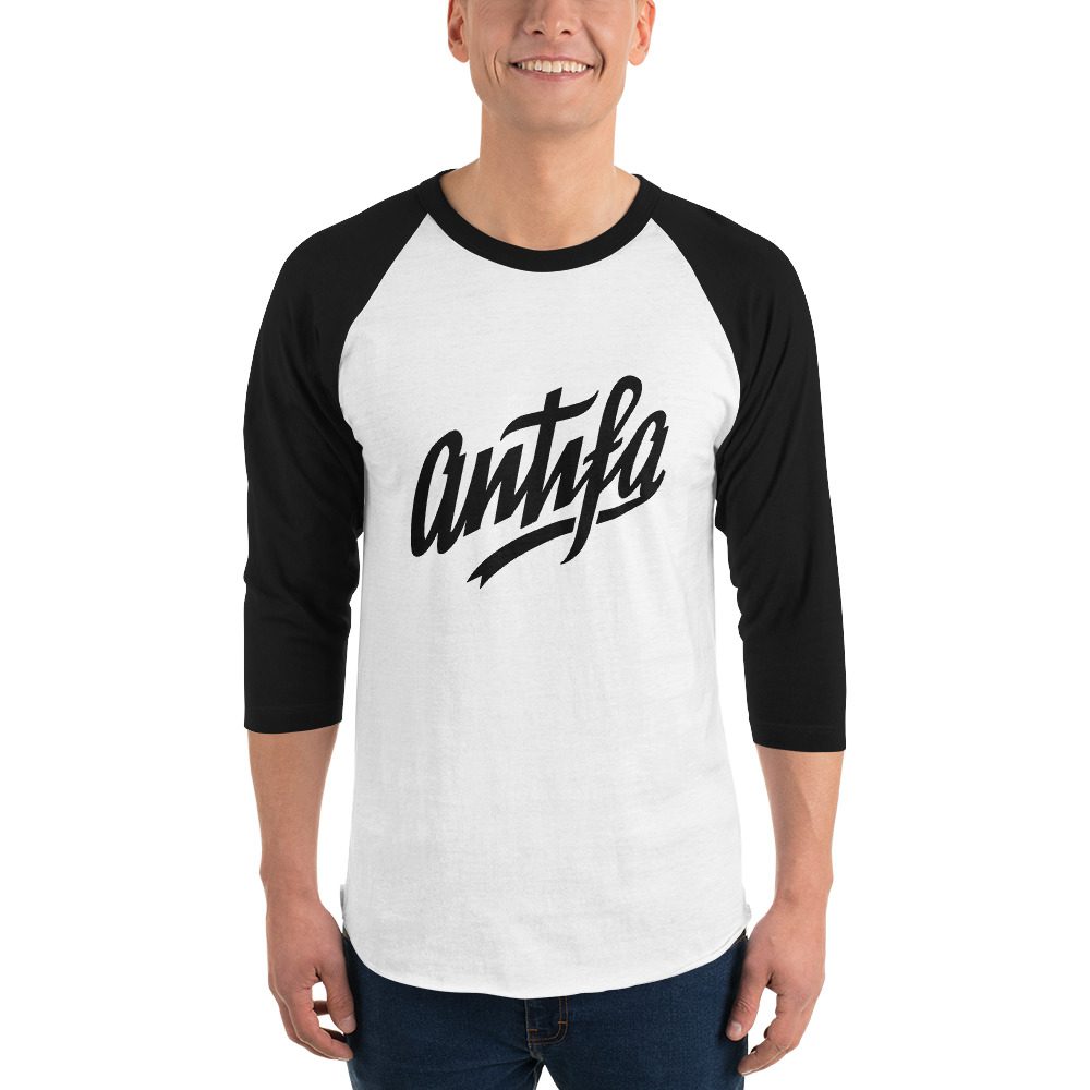 Antifa 3/4 Sleeve Raglan Shirt