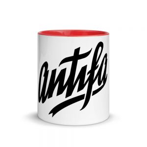 Antifa Mug with Color Inside