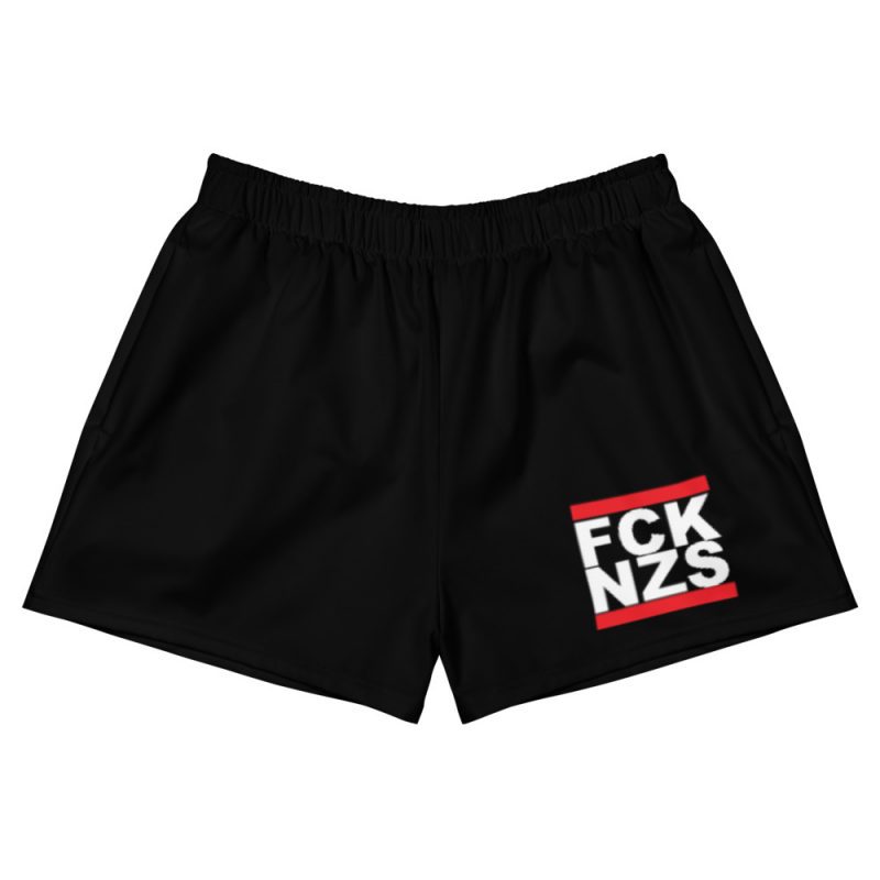 FCK NZS Women's Athletic Black Shorts