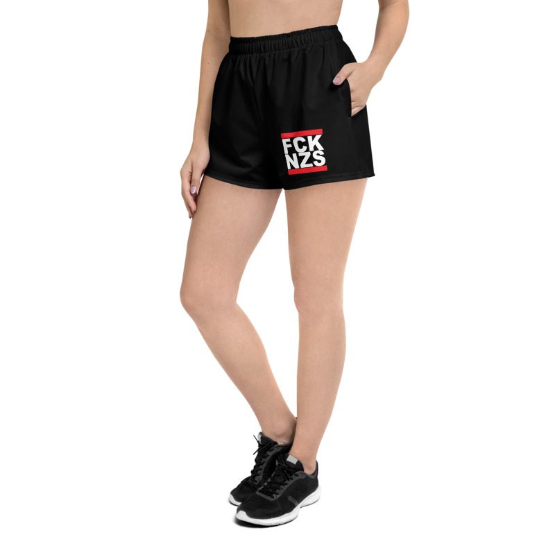 FCK NZS Women's Athletic Black Shorts