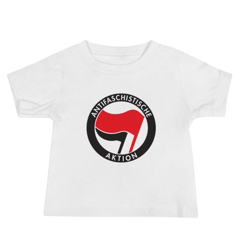 Antifa Antifaschistische Aktion Flag Baby Jersey T-shirt