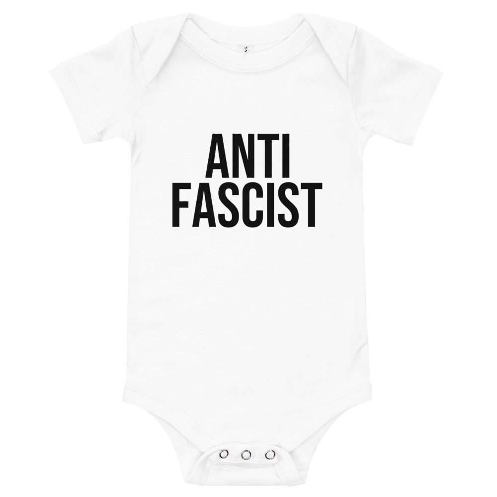 Anti-Fascist Baby Short Sleeve One Piece