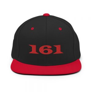 161 Red Snapback Hat