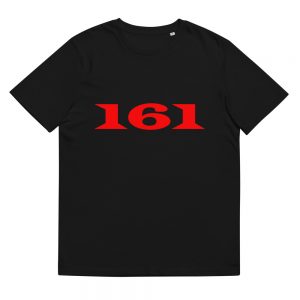 161 Red Unisex Organic Cotton T-shirt