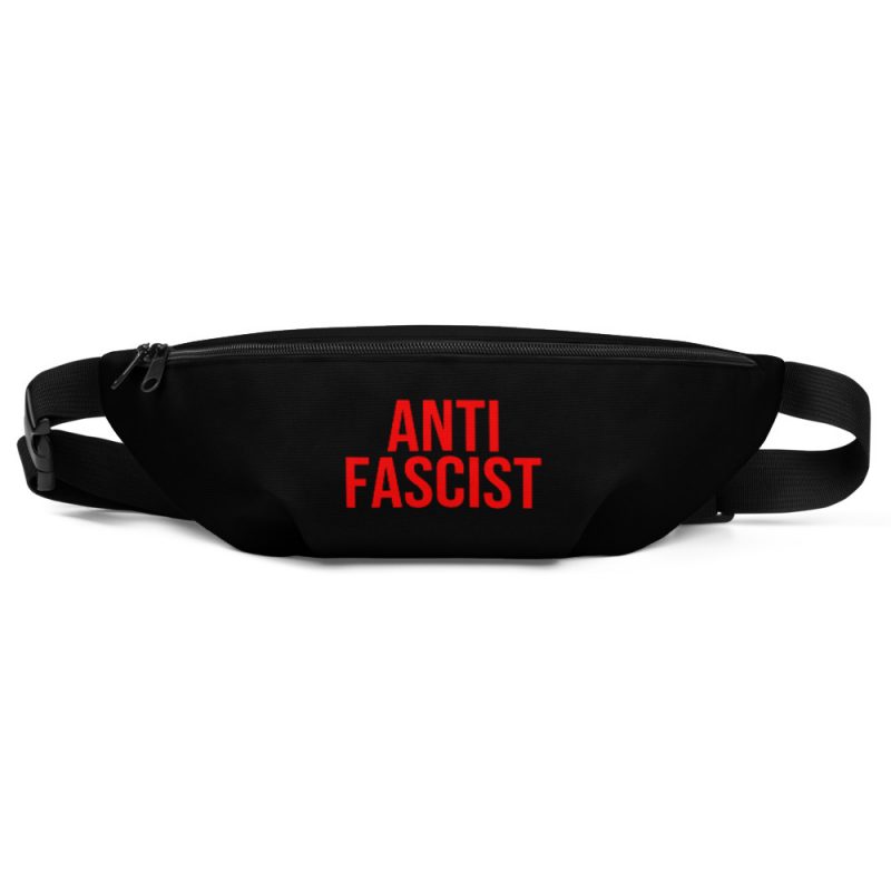 Anti-Fascist Red Fanny Pack/Bum Bag