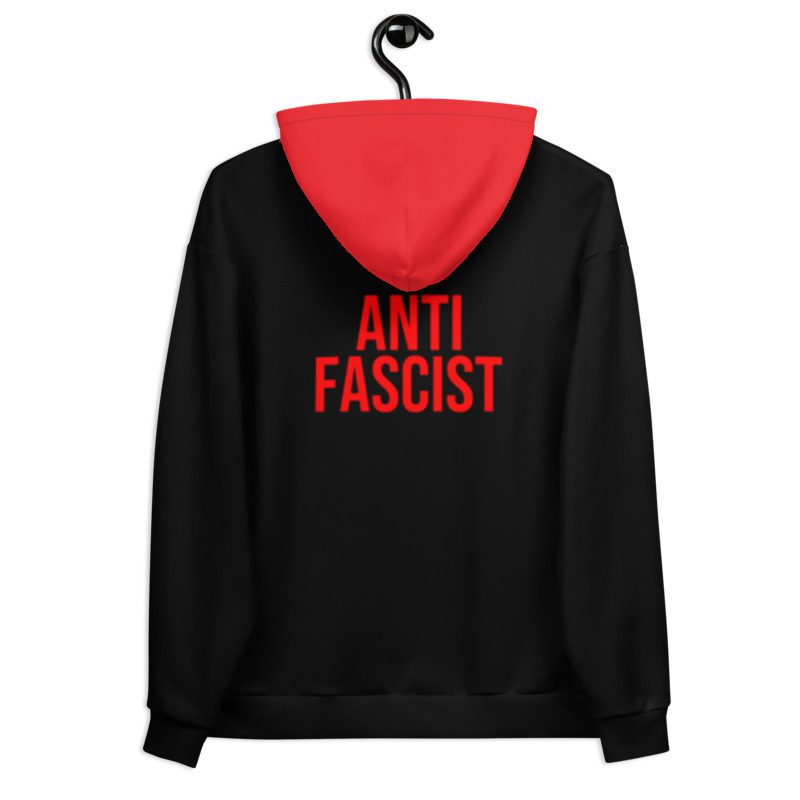 Anti-Fascist Red Unisex Hoodie