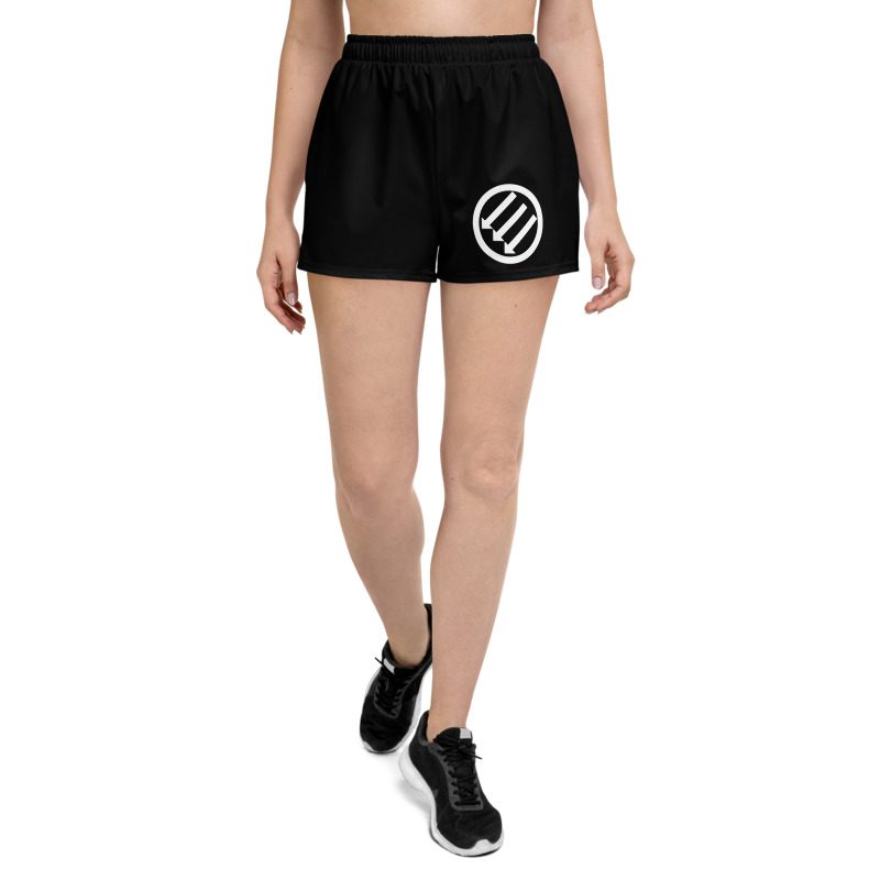 Antifa Iron Front 3 Arrows Black Women's Shorts
