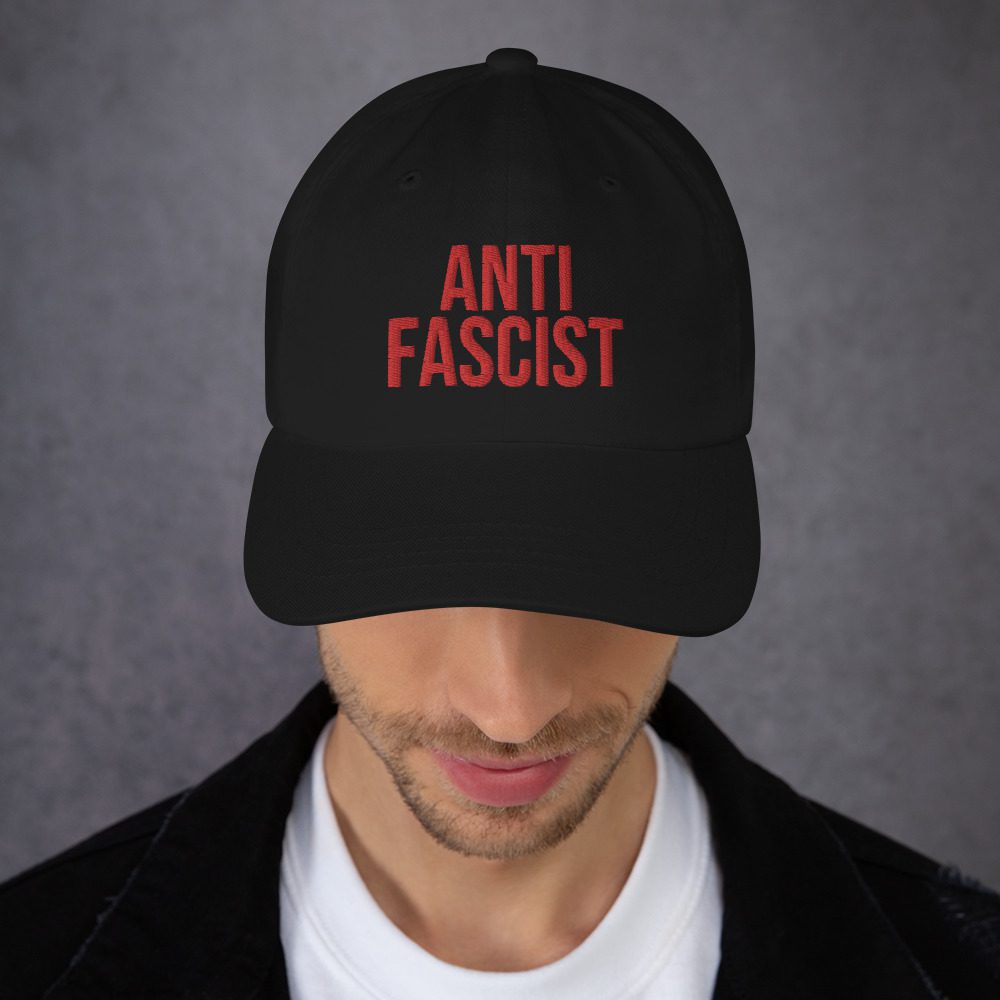 Anti-Fascist Red Dad Hat