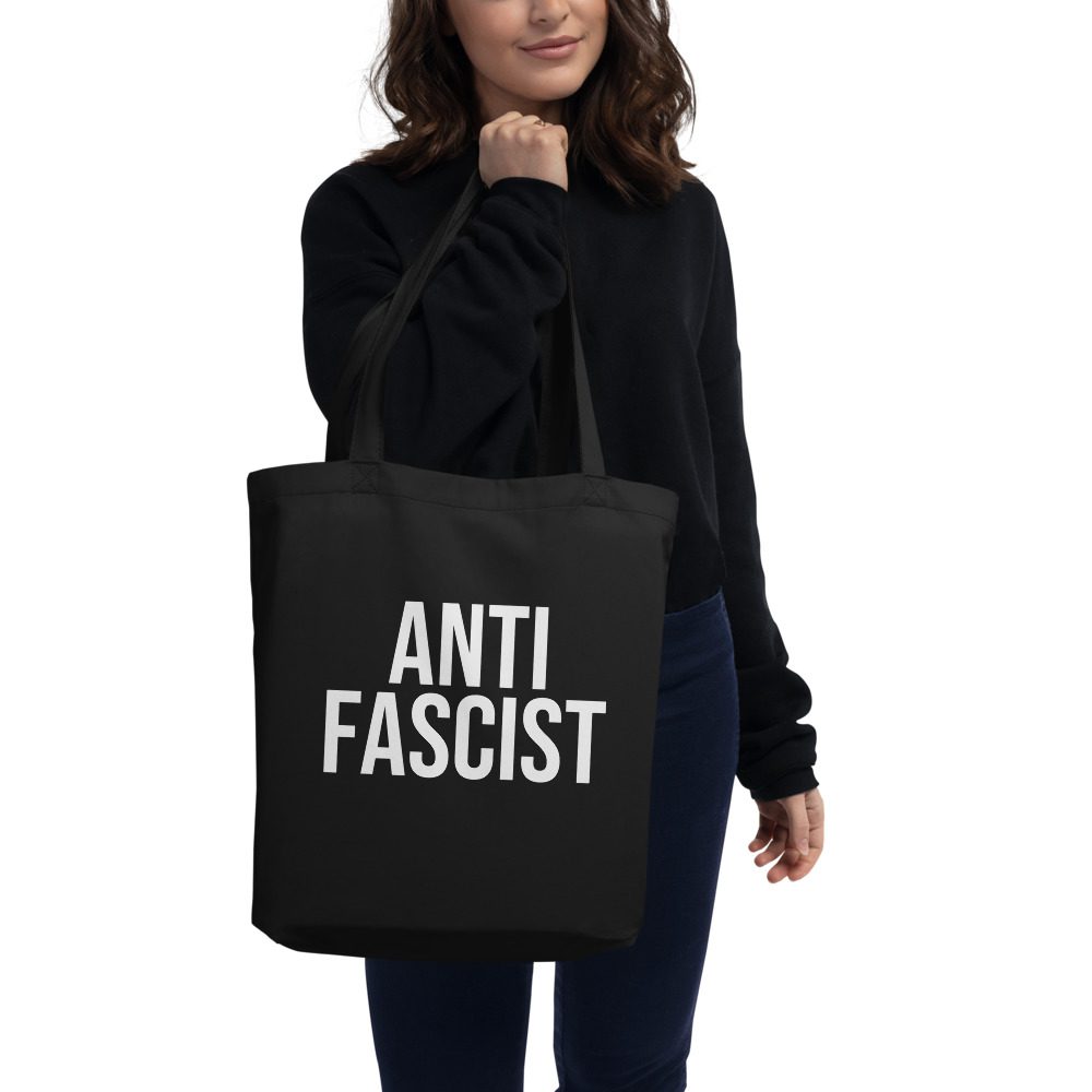 Anti-Fascist Organic Tote Bag