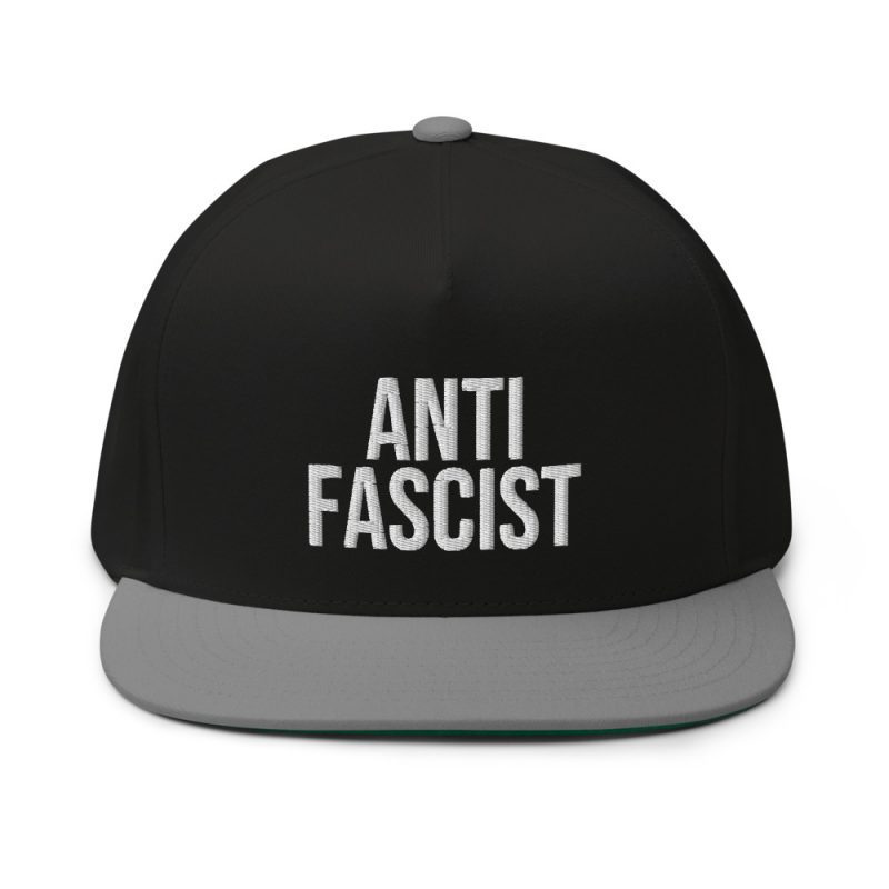 Anti-Fascist Flat Bill Cap