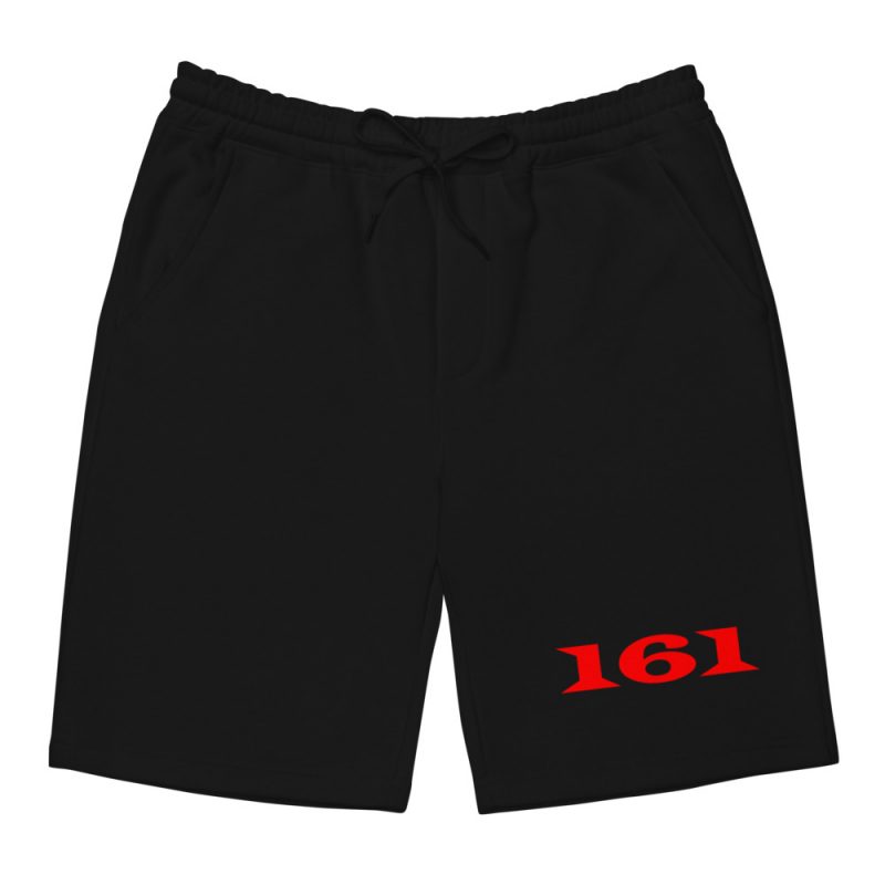 161 Red Men's Fleece Shorts