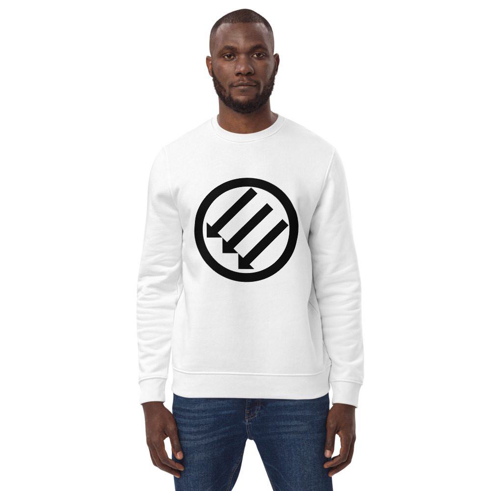 Antifa Iron Front 3 Arrows Unisex Organic Sweatshirt
